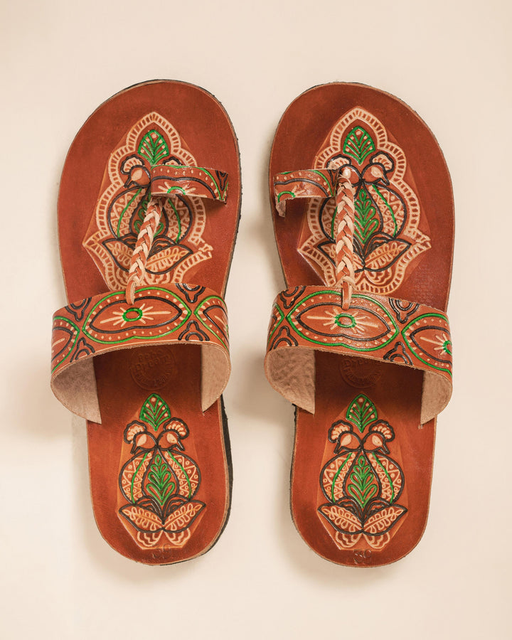 Peacock Sandals